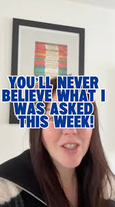 Rebecca's video: You'll never believe what I was asked this week